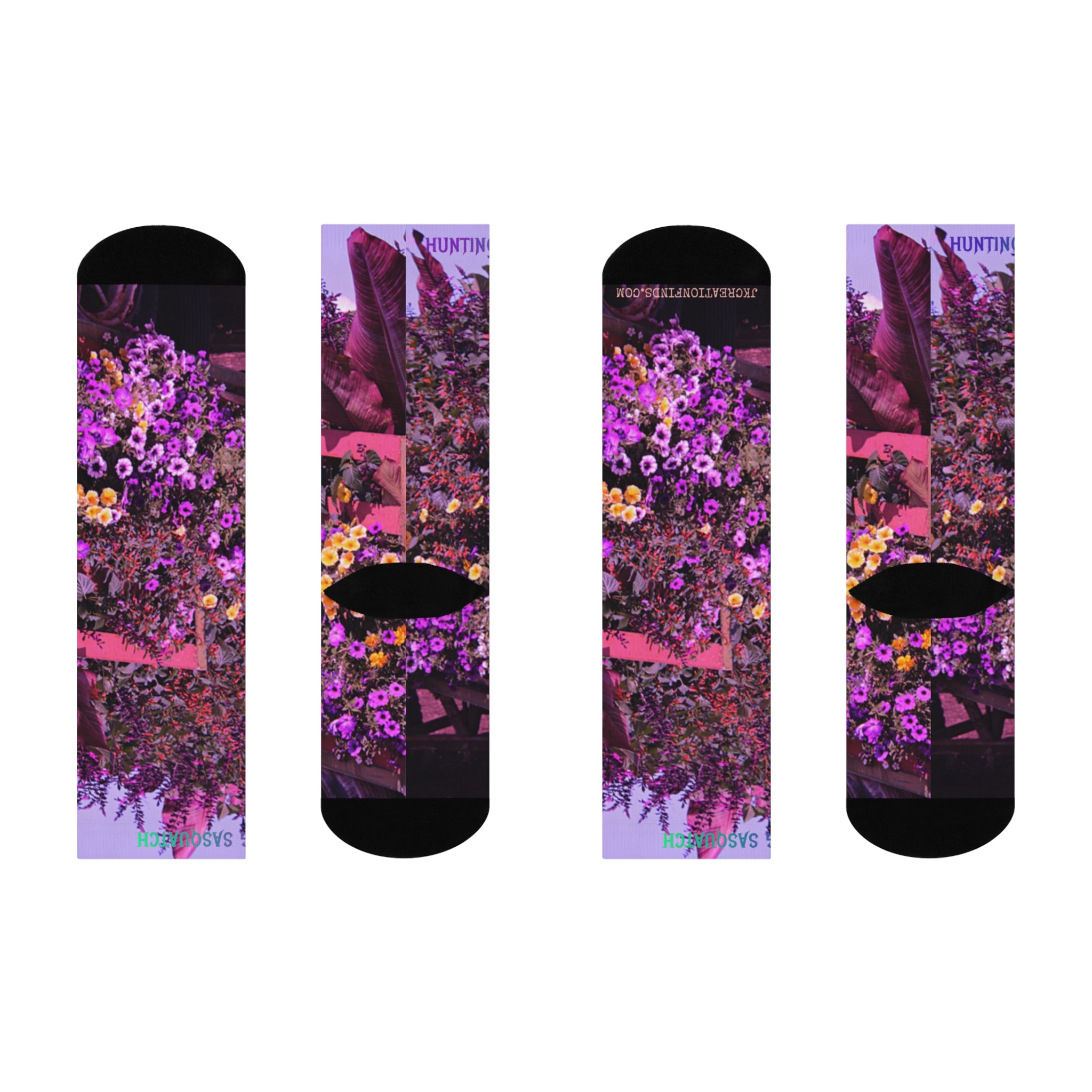 Colorful Flower Garden Design Socks product