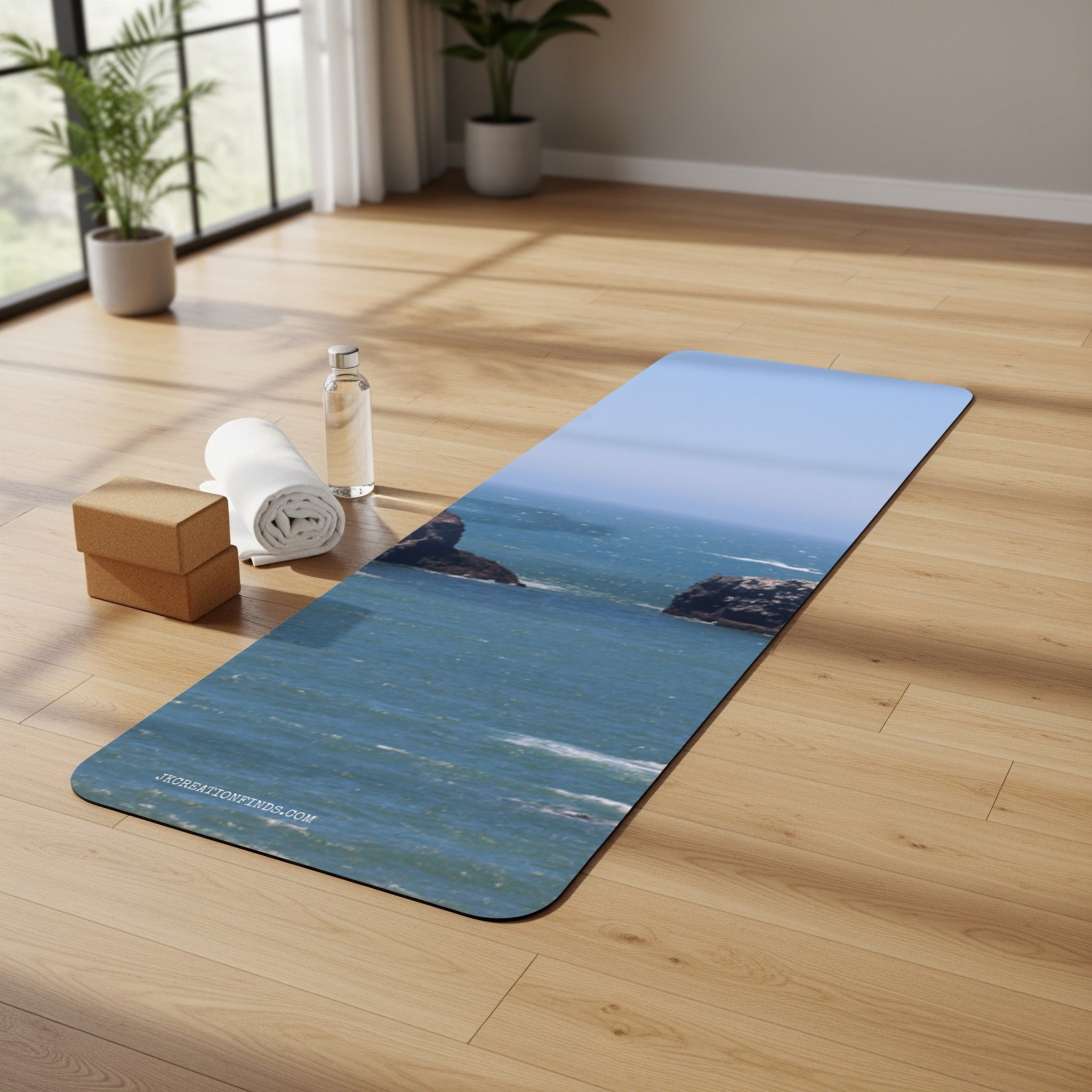 Scenic Ocean View Yoga Mat product type