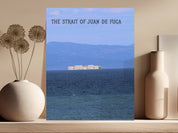 Scenic Strait of Juan de Fuca Canvas Wall Art product type