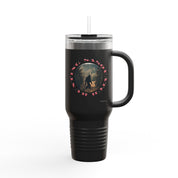 Hiking Sasquatch Design Travel Mug product type