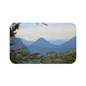 Scenic Mountain View in Mist Canvas Wall Art