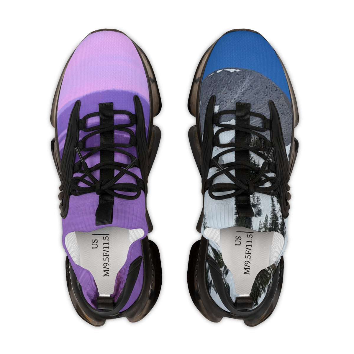 Vibrant Designed Footwear Enhancing Athletic Style