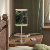 Tranquil Forest Cylinder Shade Table Lamp for Your Home