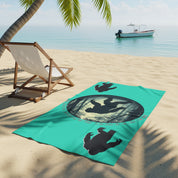 Tropical Beach Towel with Unique Silhouette Design product