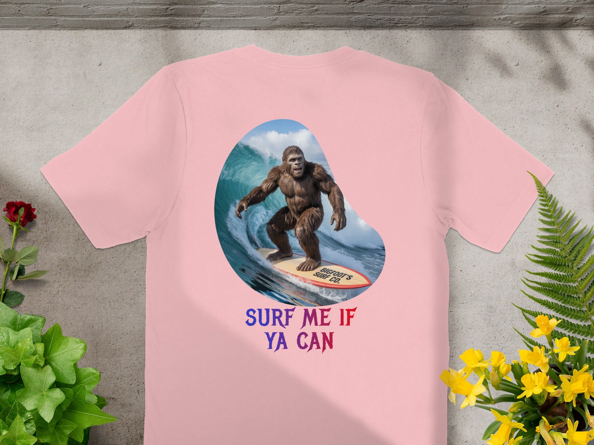 Surf Me If Ya Can Bigfoot T-Shirt product