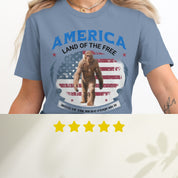 America Land of the Free Home of the Brave Sasquatch product