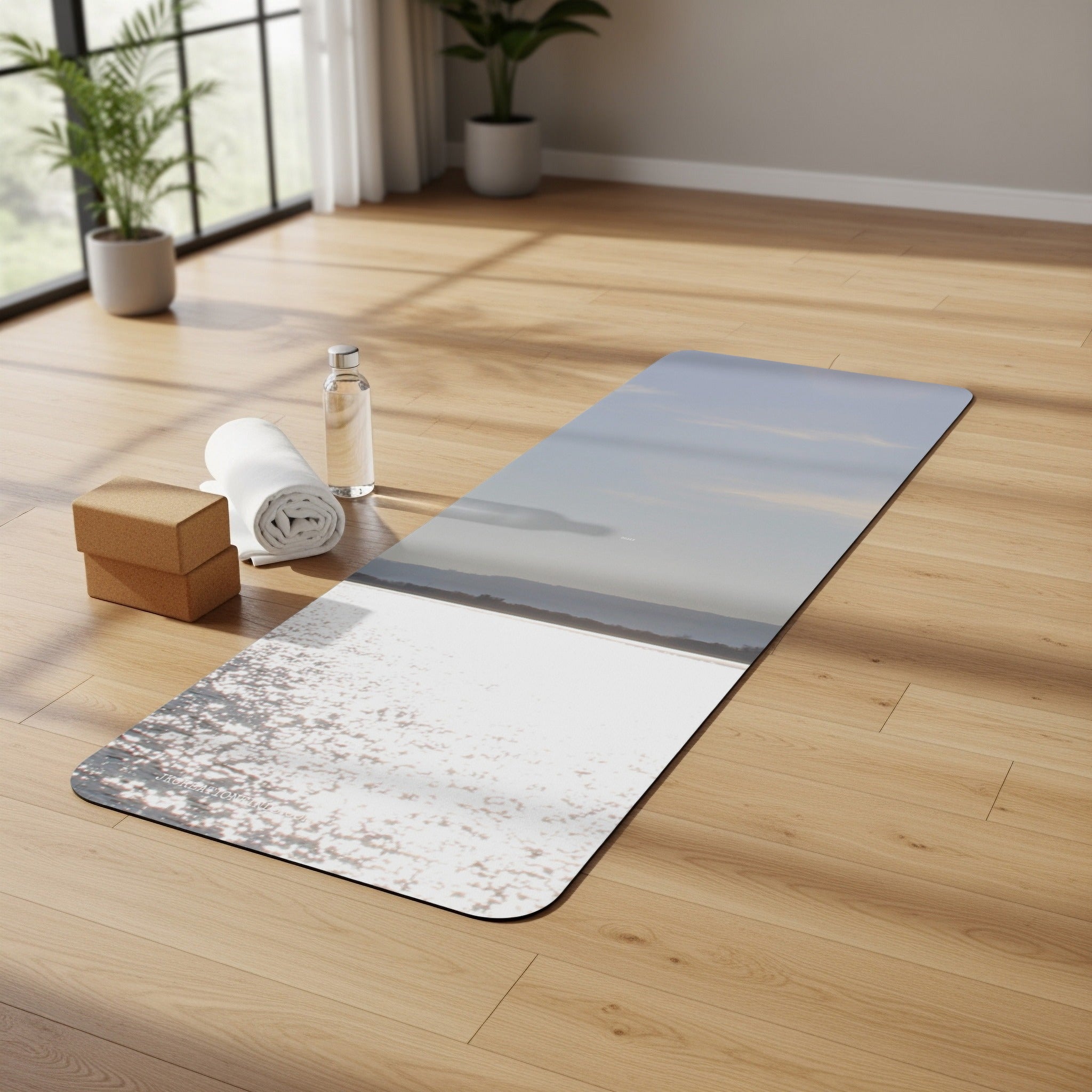 Reflective Ocean View Yoga Mat product