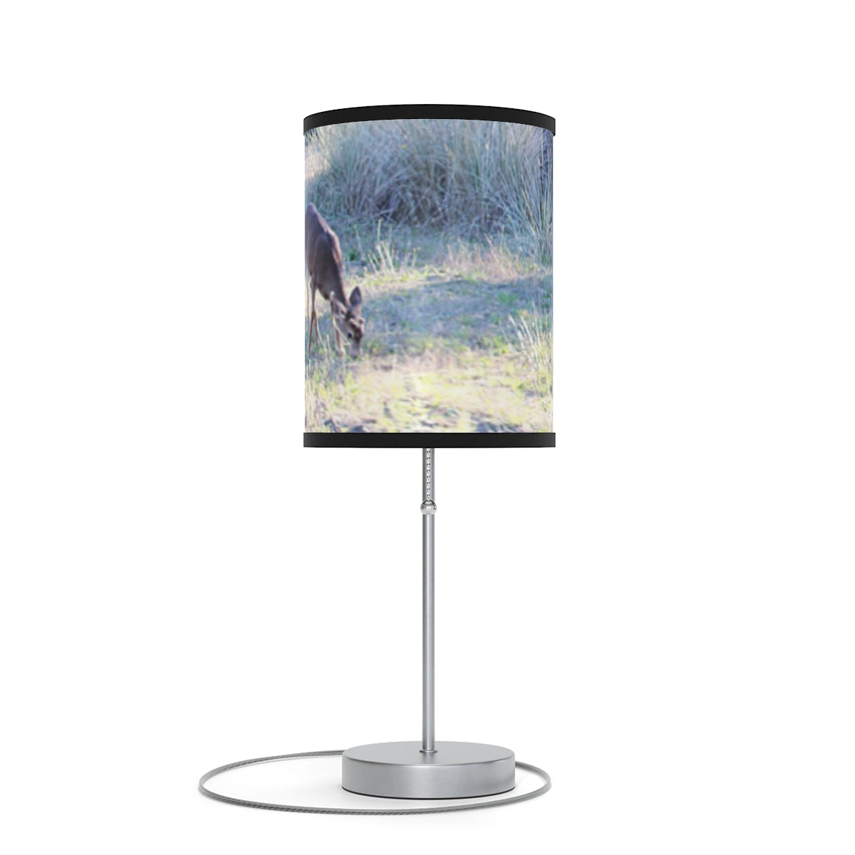 Scenic Kangaroo Grazing Scene Decorative Lamp