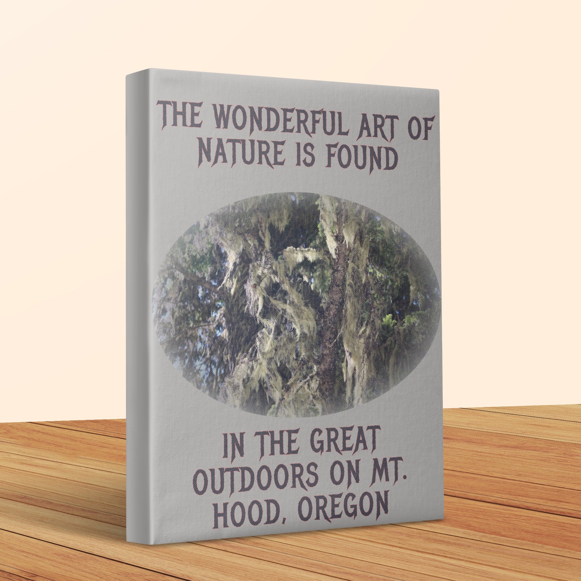 The Wonderful Art of Nature is Found Canvas Product