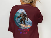 Surfing Bigfoot Design Graphic Tee product