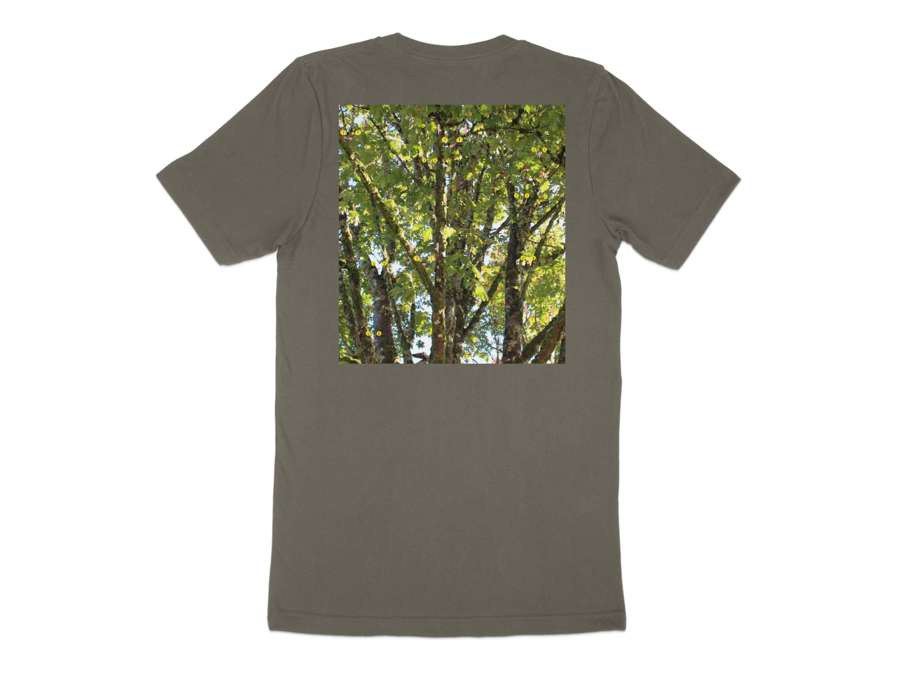 Tree Canopy Graphic Print Green T-Shirt product type