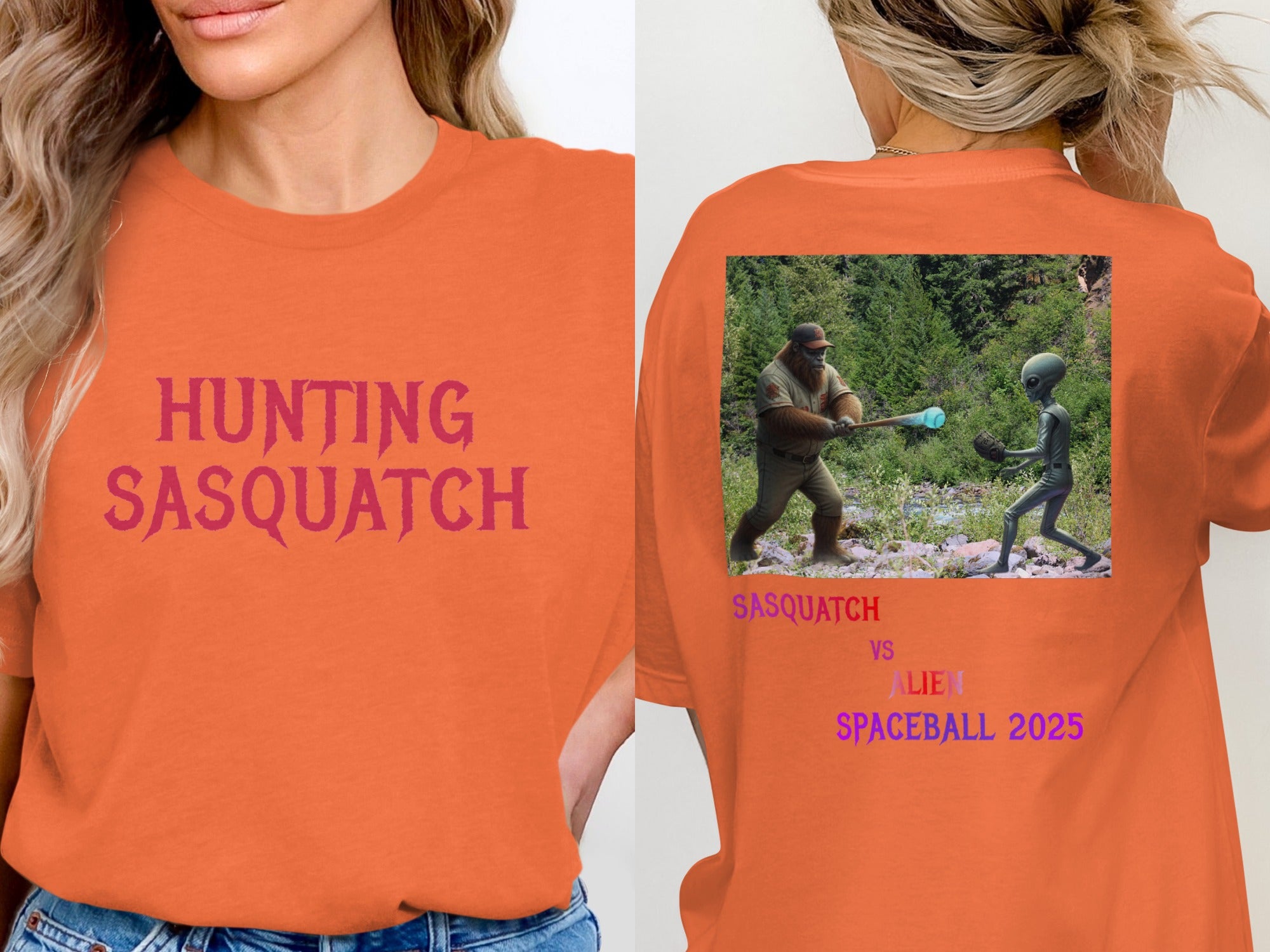 Hunting Sasquatch Spaceball 2025 T-Shirt