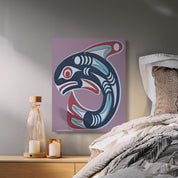 Vibrant Whale Art Poster for Modern Home Decor product type