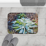 Nature Inspired Botanical Scene Bath Mat