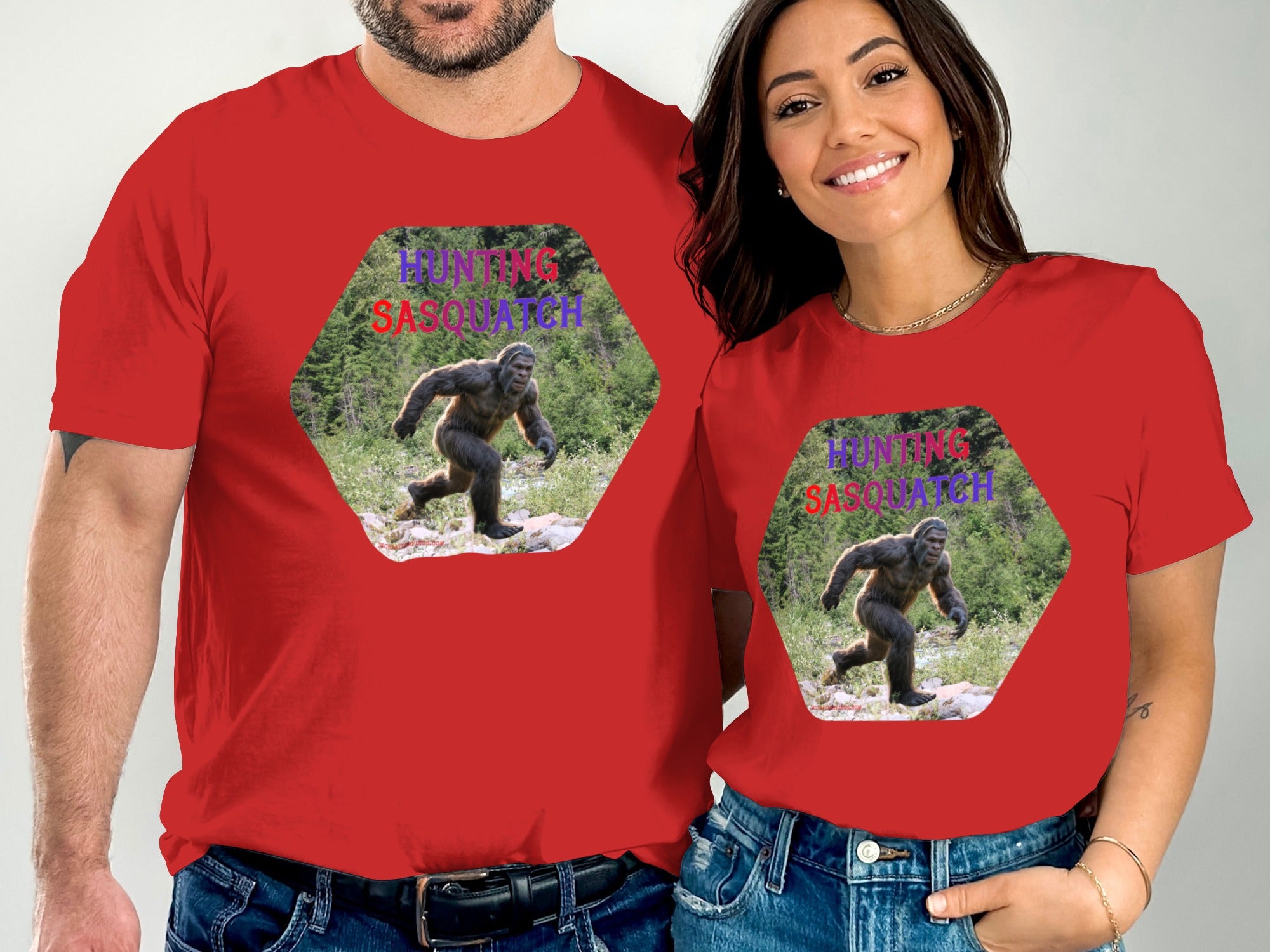 Hunting Sasquatch Graphic Tee Shirt product