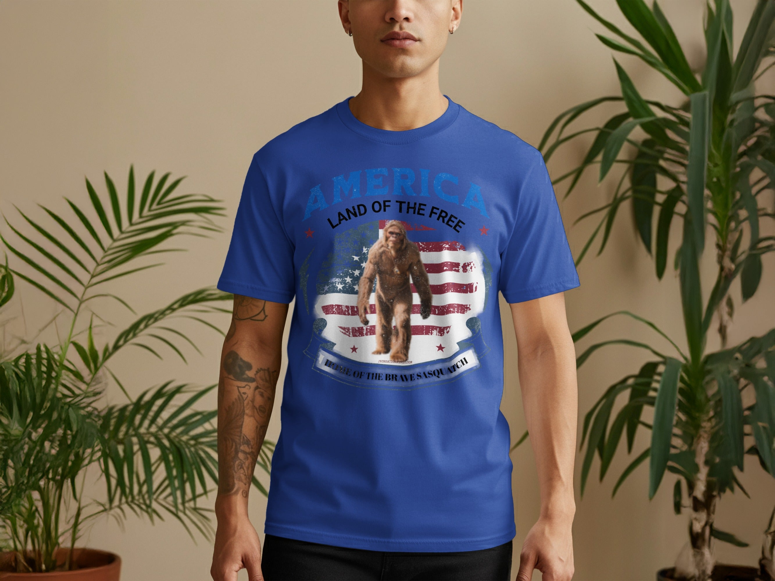 America Land of the Free Graphic Tee Shirt product