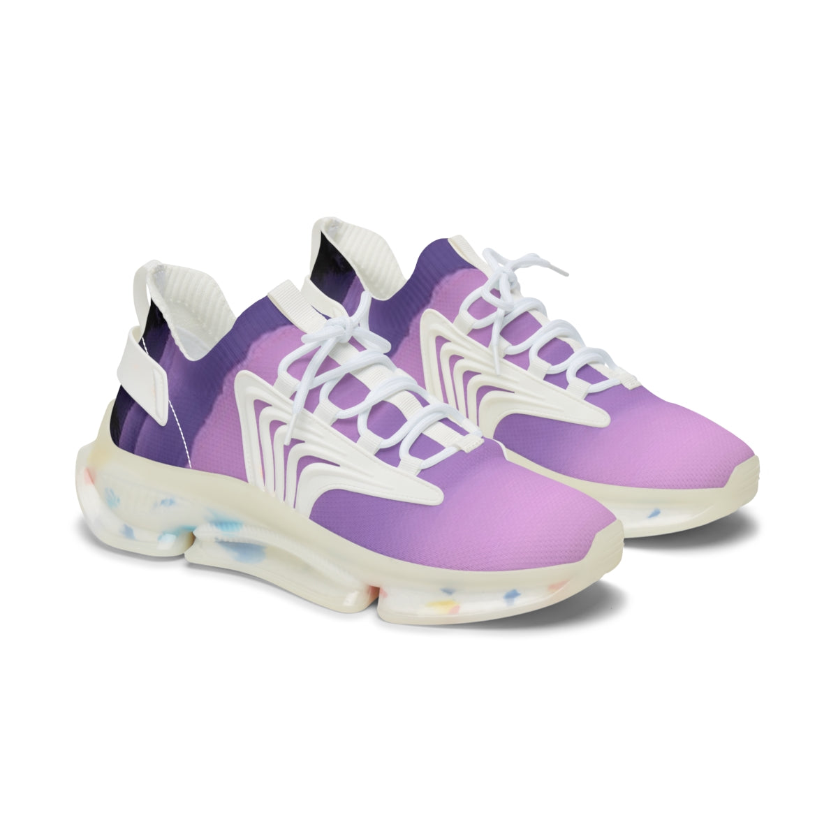 Stylish Purple Athletic Footwear with Unique Design
