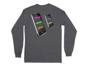 Funny Spam Text Graphic Long Sleeve Shirt product type