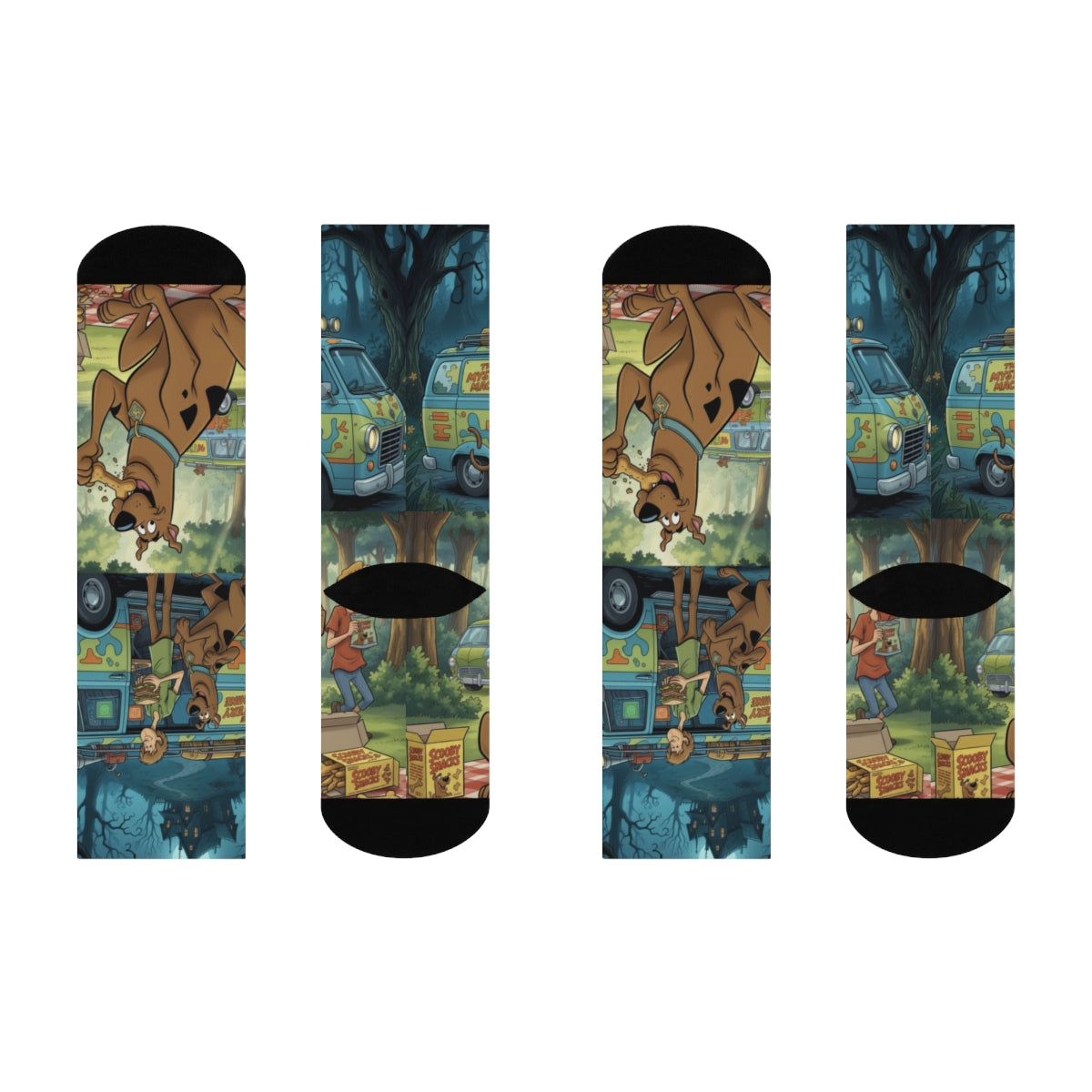 Scooby-Doo and Mystery Machine Adventure Socks