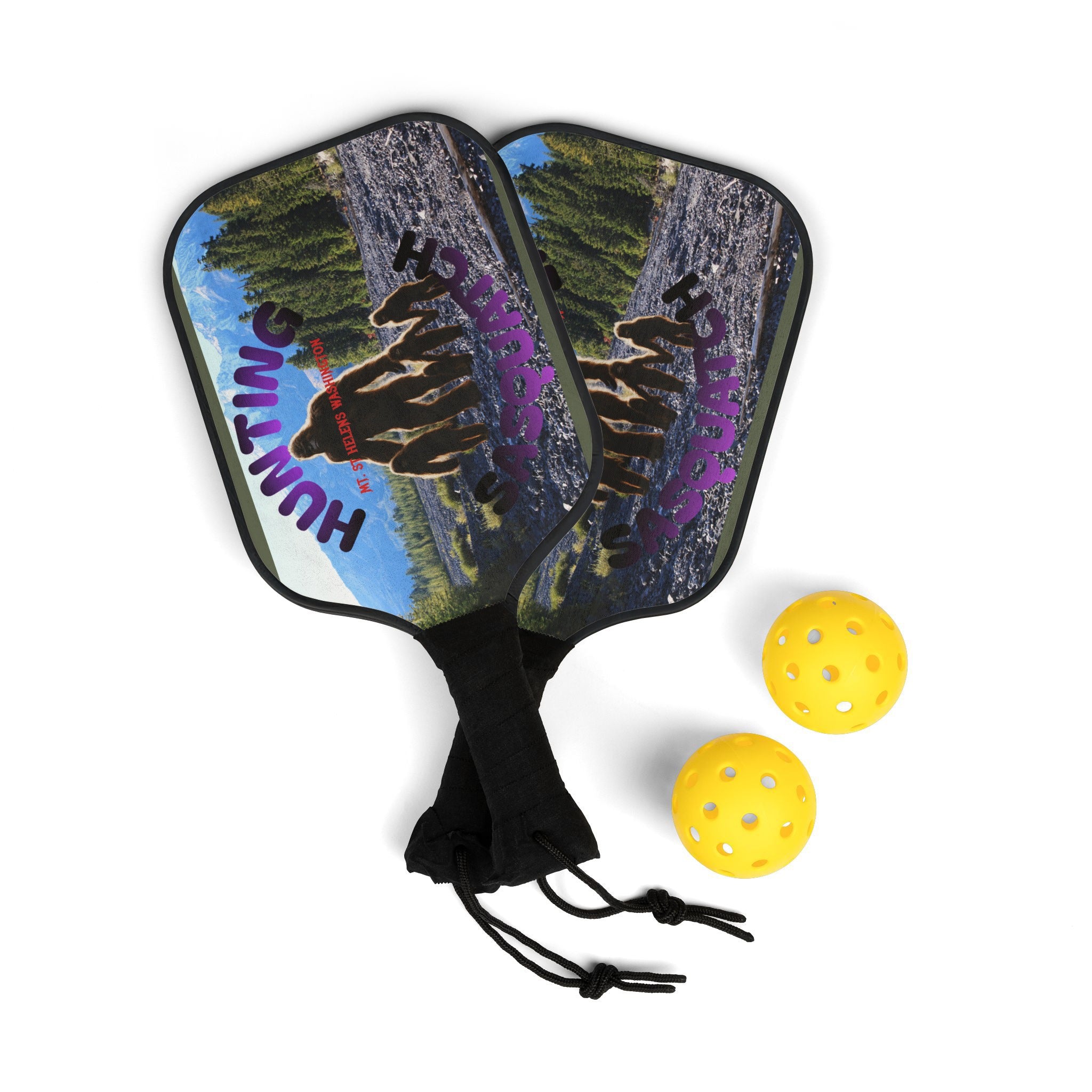 Hunting Design Paddle Set with Pickleballs product type