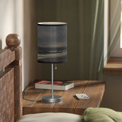 Black and Silver Table Lamp with Modern Design Lighting