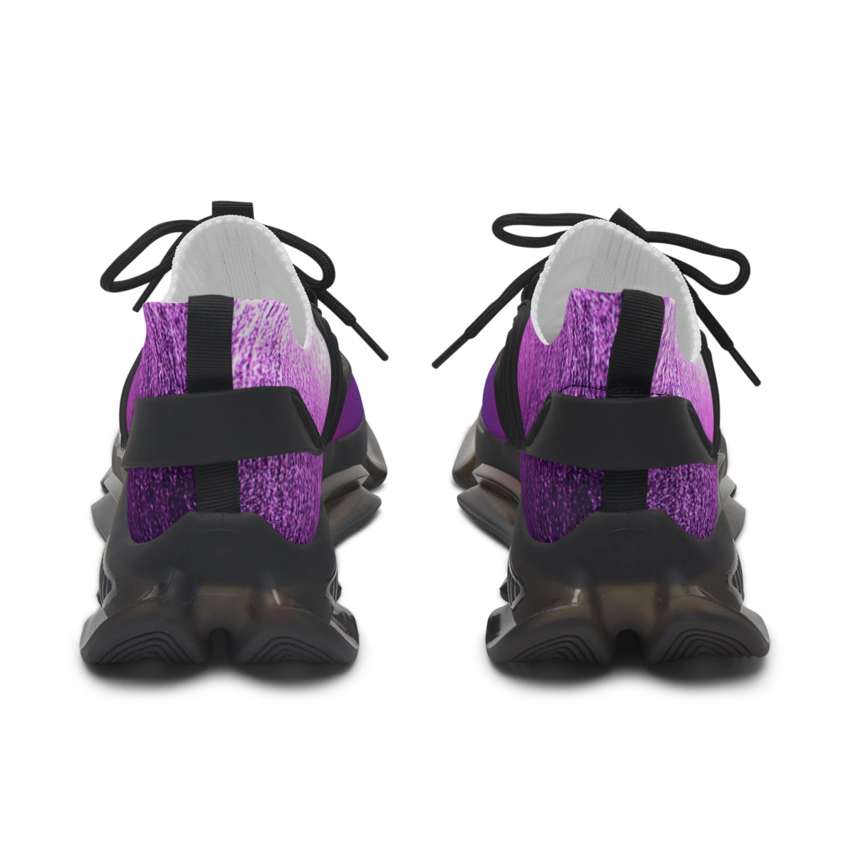 Stylish Purple and Black Running Shoes