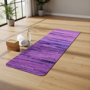 Vibrant Purple Ocean Scenic Design Yoga Mat product