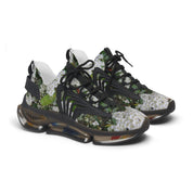 Floral Pattern High Top Sneakers Unique Design Sneakers