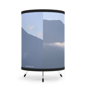 Panoramic Mountain Range with Clouds Drum Light Shade