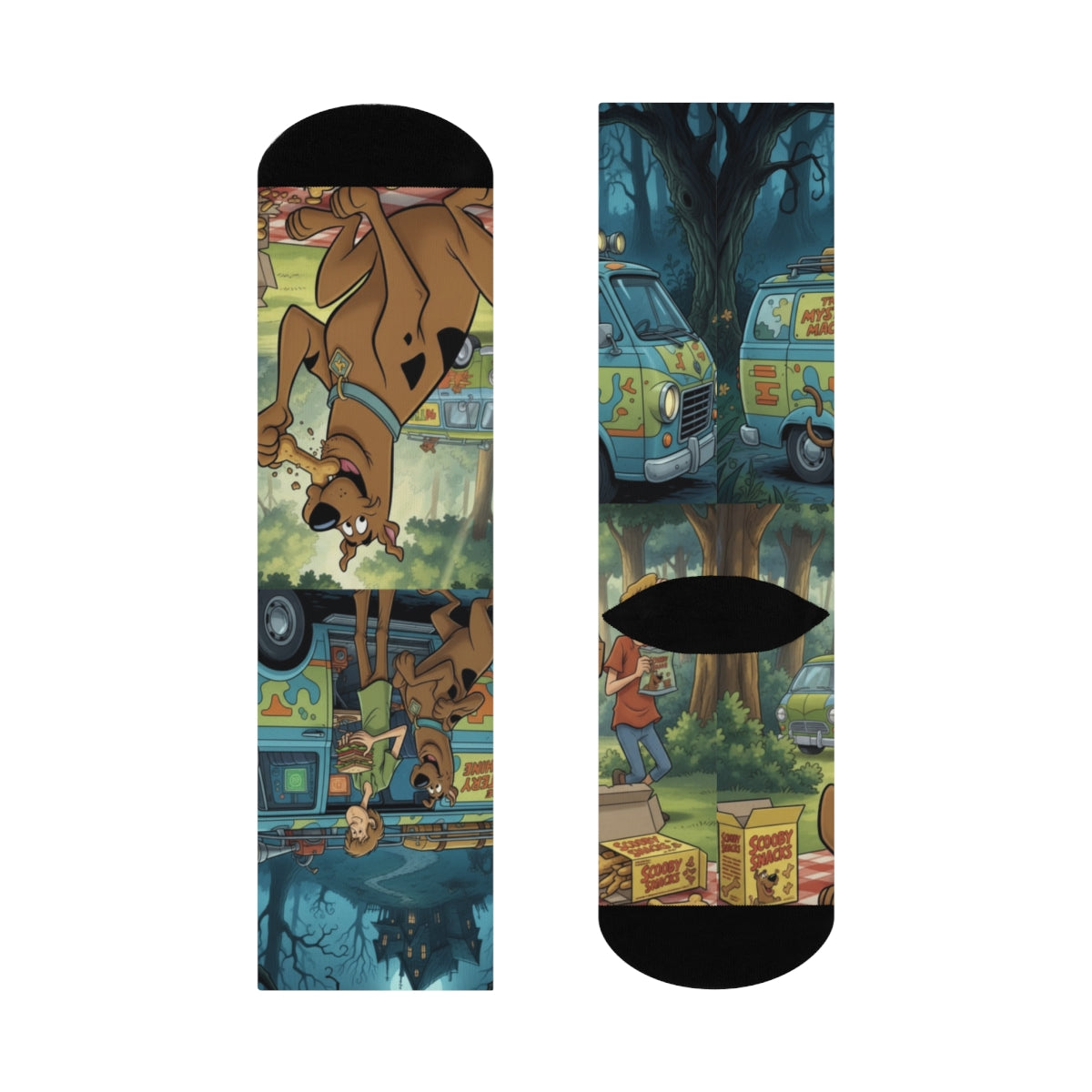 Scooby-Doo Cartoon Characters Patterned Socks