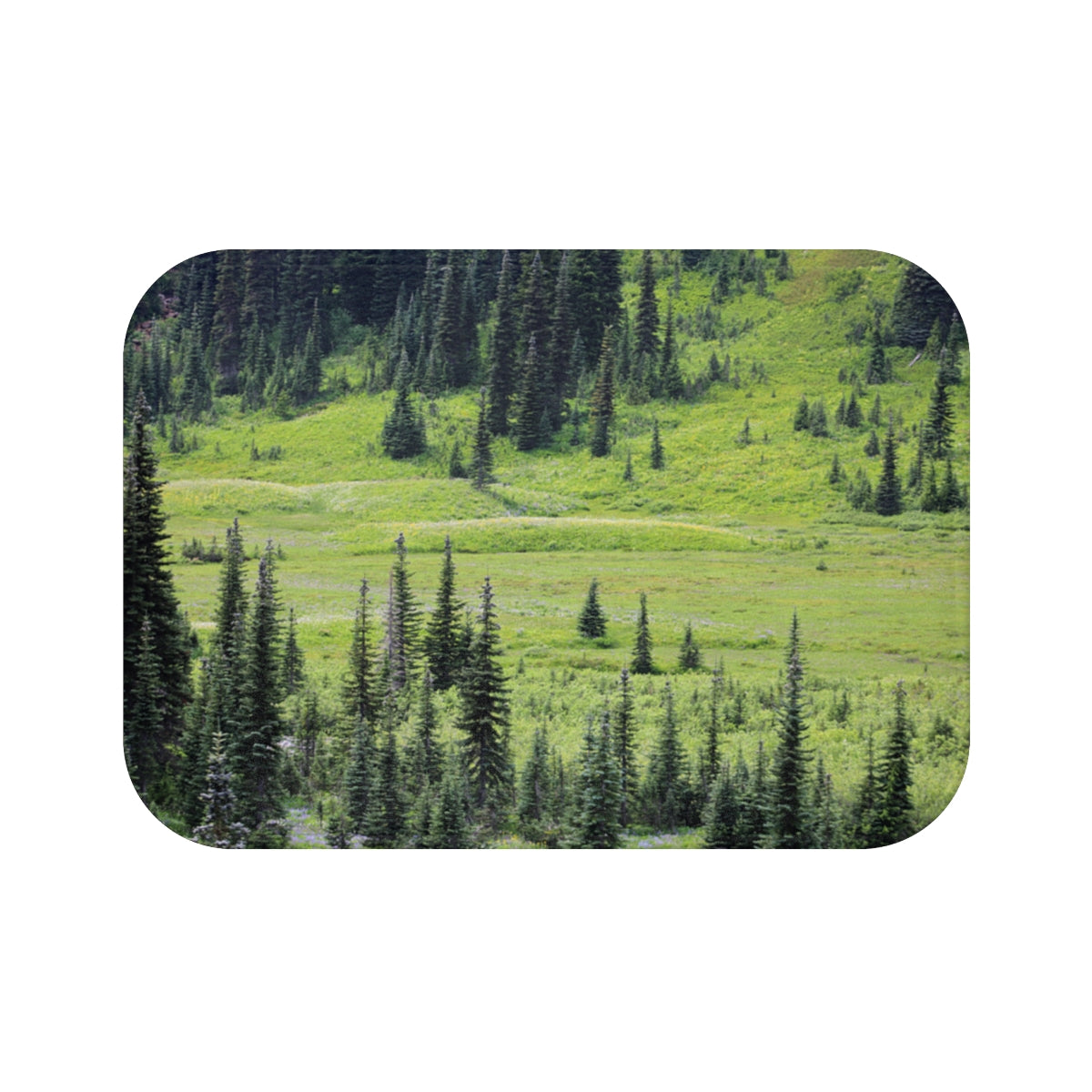 Serene Alpine View Scenic Landscape Nature Art Print