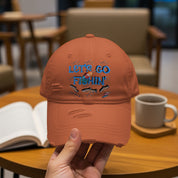 Let's Go Fishin Graphic Adjustable Cap product type