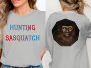 Hunting Sasquatch Design Graphic Tee Shirt product