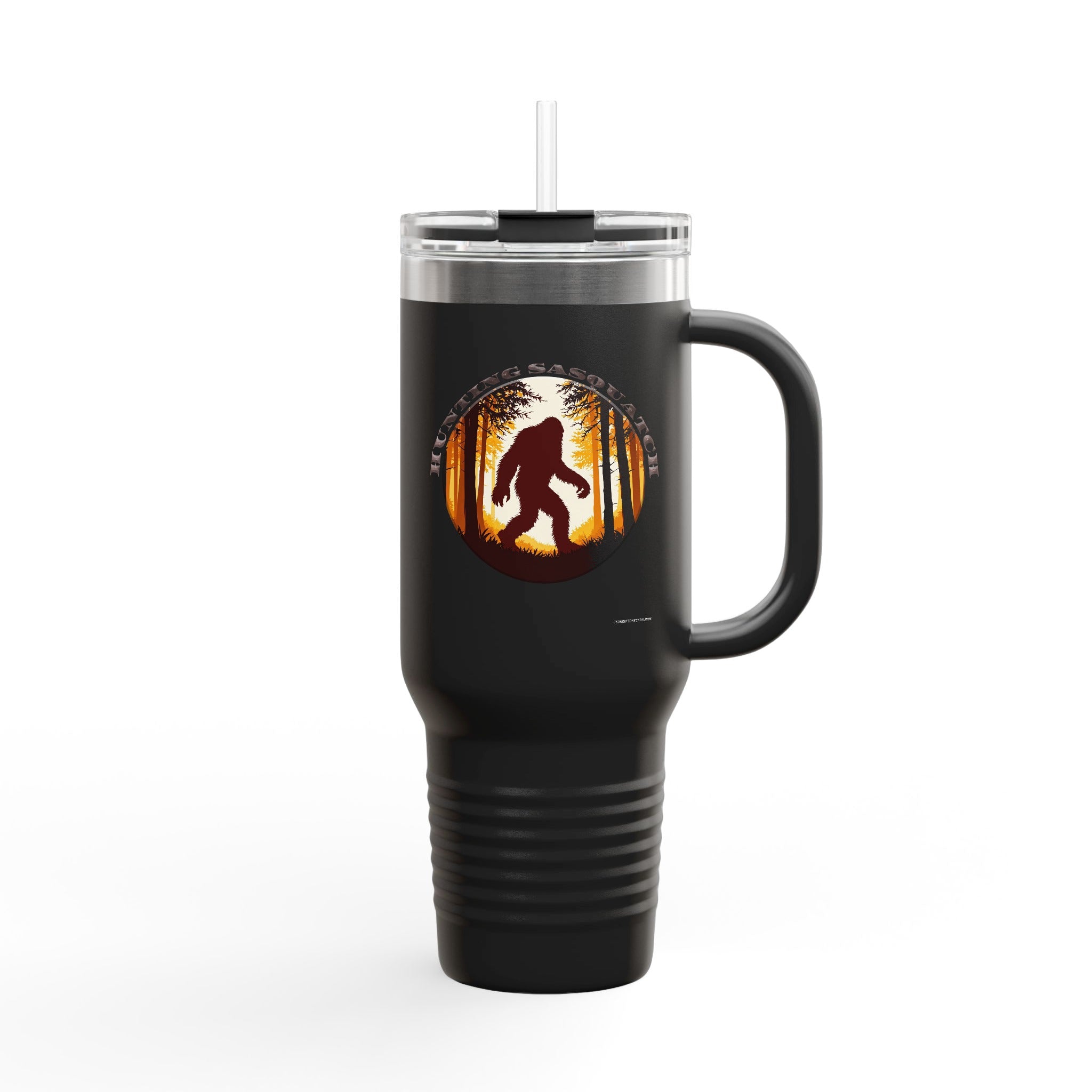 Bigfoot Hunting Adventure Black Travel Mug product