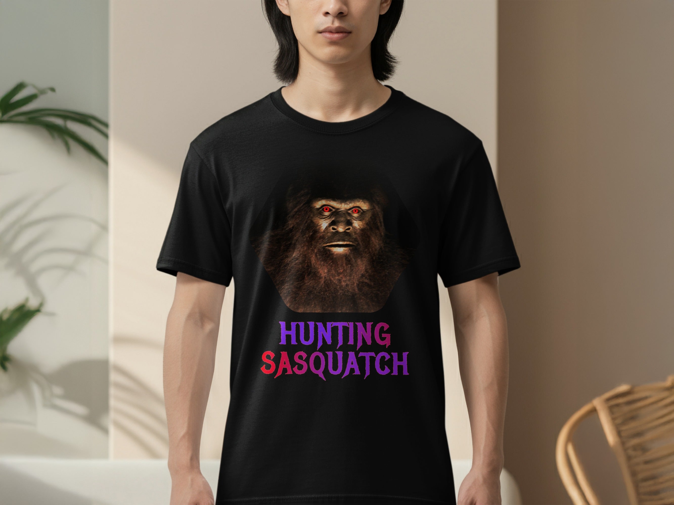 Hunting Sasquatch Graphic Tee Shirt product type