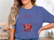 Personalized Heart Mom Graphic T-shirt product