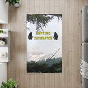 Hunting Sasquatch Forest Scene Rug product