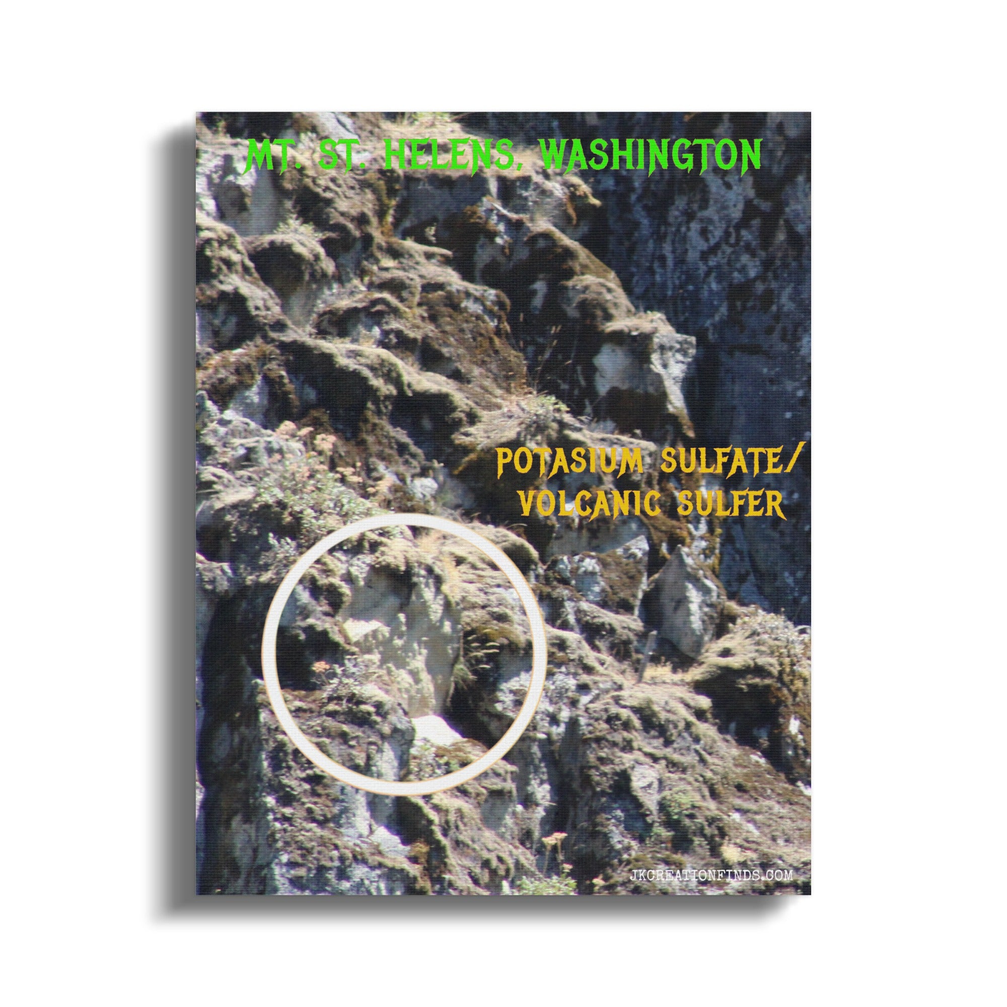 Mt St. Helens Washington Potassium Sulfate Volcanic Sulfer product