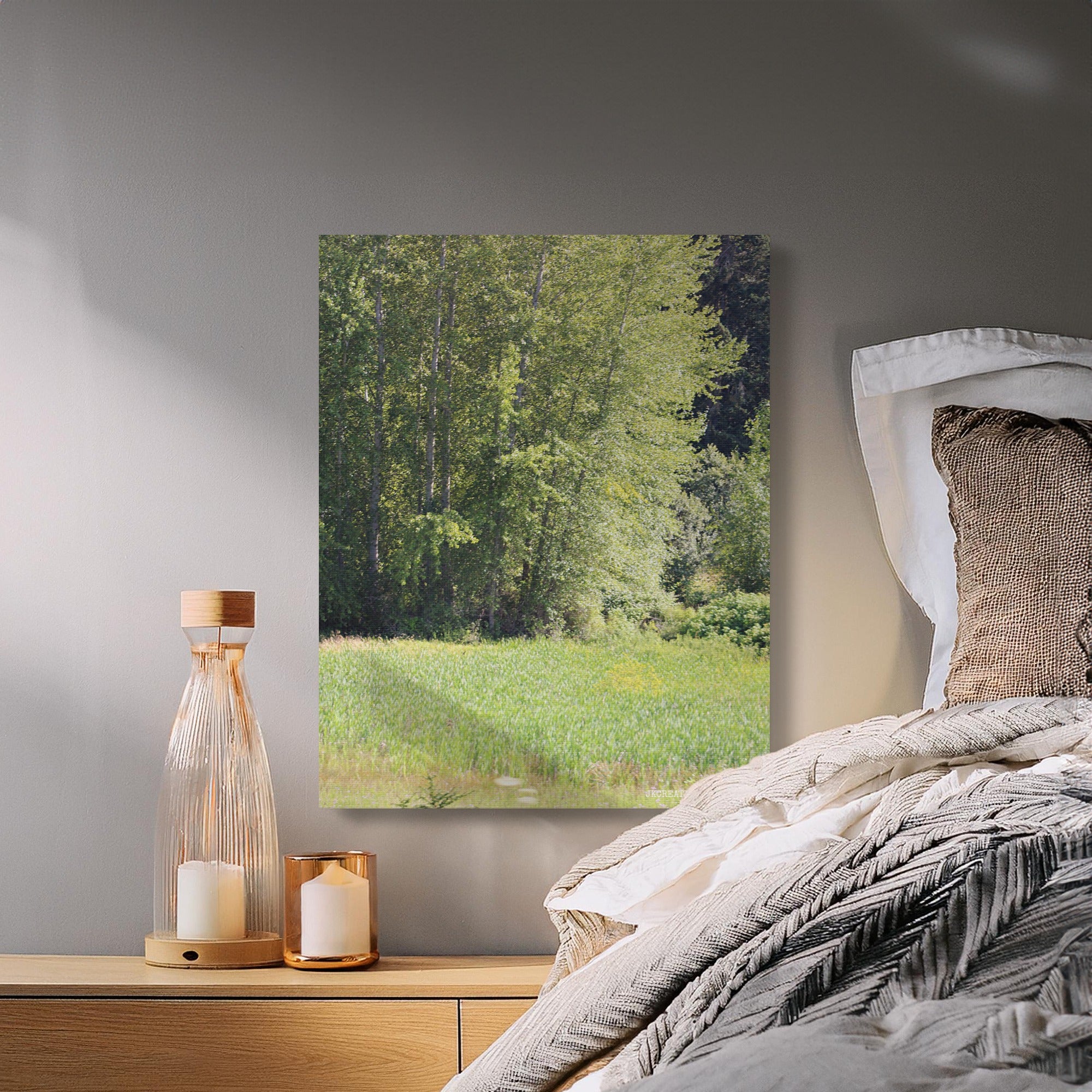 Tranquil Scenic Forest Print Decorative Wall Product