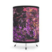 Vibrant Purple Floral Pattern Design Lampshade