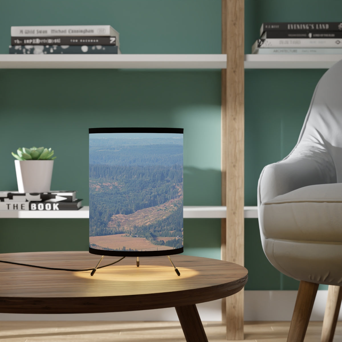 Scenic Landscape Lampshade Product