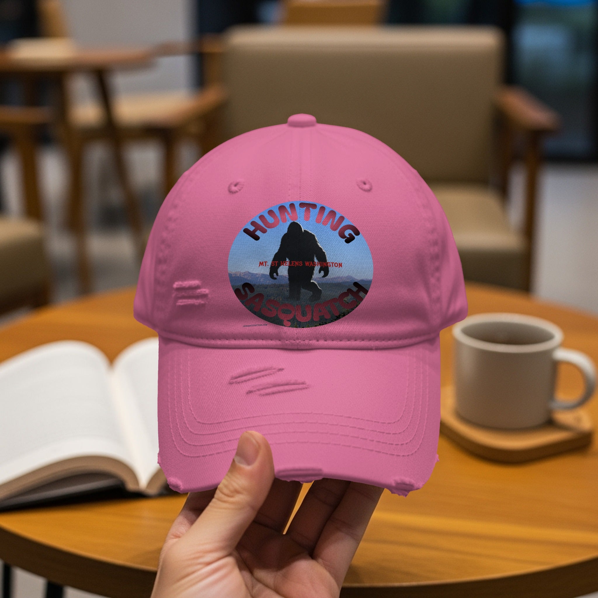 Hunting Sasquatch Distressed Unisex Baseball Cap product type