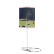 Scenic Wildlife Lampshade with Deer and Trees Design