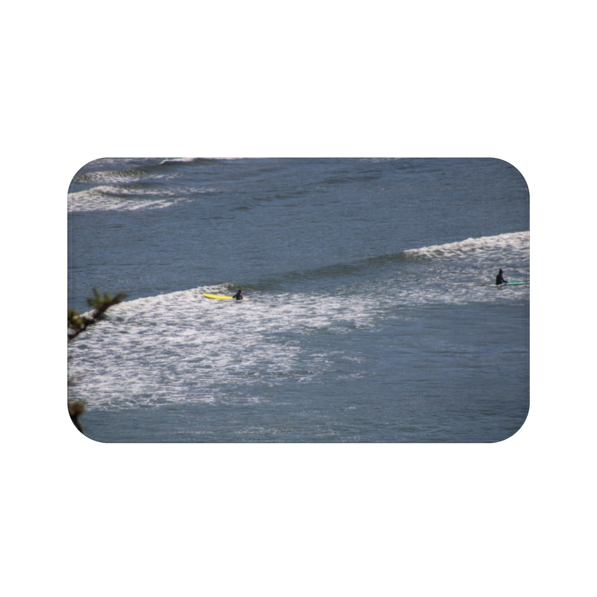 Surfer Riding Waves on a Sunny Day Phone Case