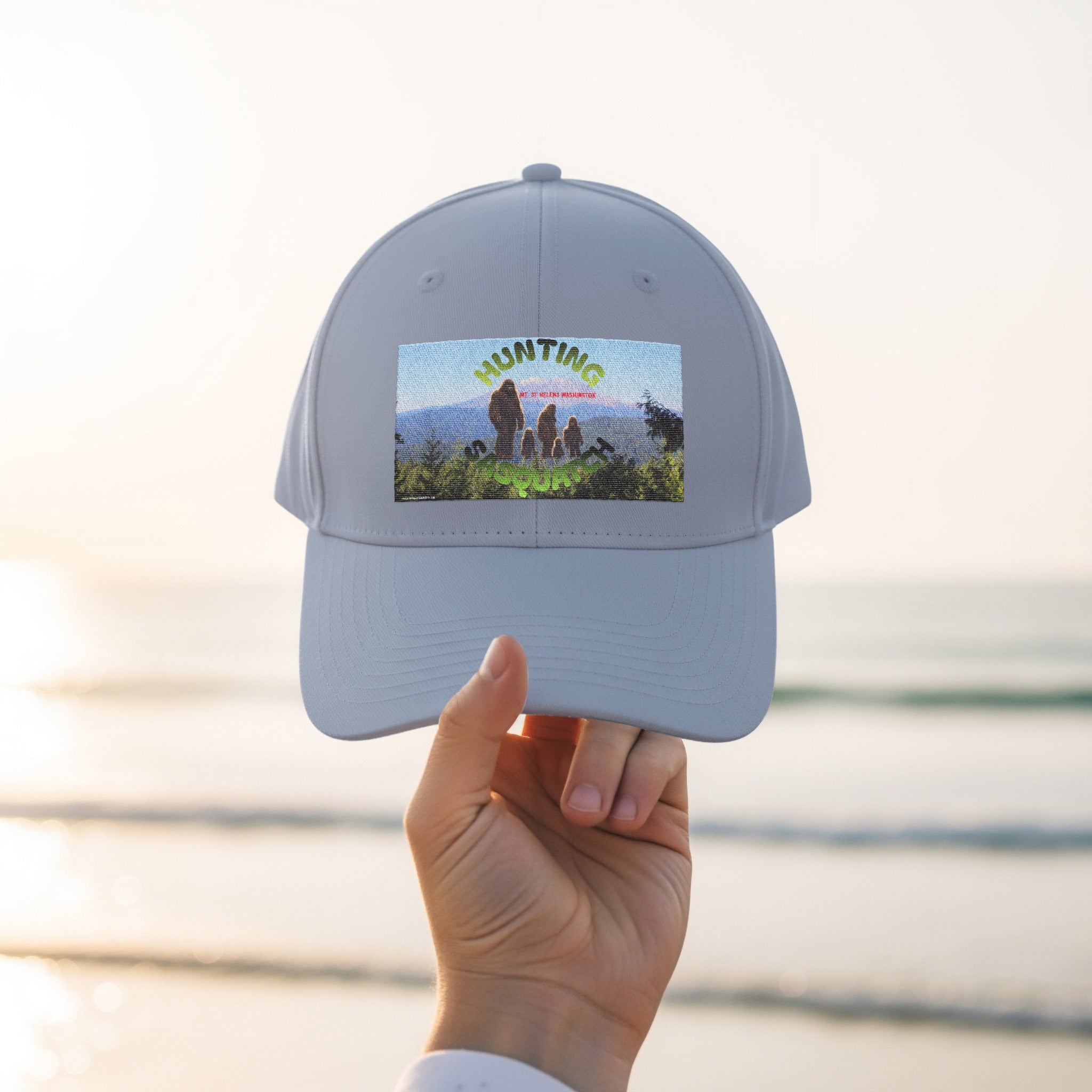 Hunting Design on Light Gray Hat Great Outdoor Product