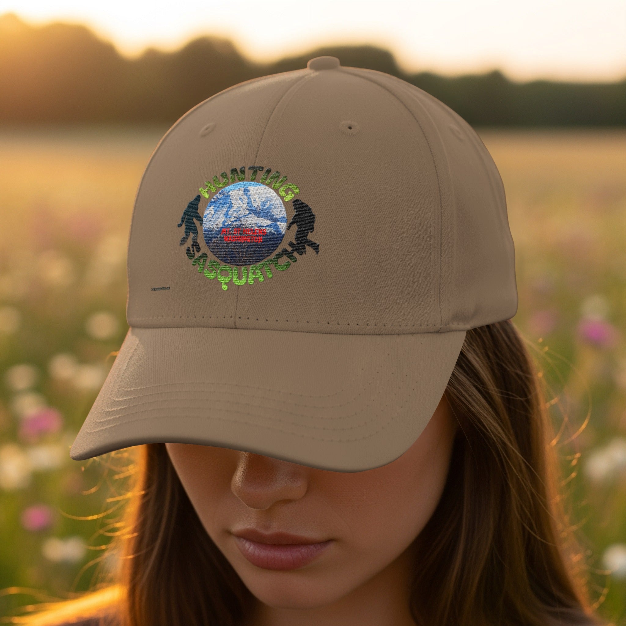 Hunting Sasquatch Graphic Design Hat product