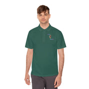 Stylish Dark Green Polo Shirt with Unique Design