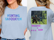 Hunting Sasquatch Sasquatch VS Alien Graphic Tee
