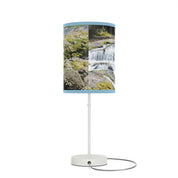 Beautiful Waterfall and Moss Scenic Table Lamp