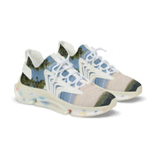 Unique Artistic Sneakers with Scenic Landscape Design